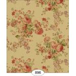 Rose Floral Tea Stained Wallpaper (267 X 413mm)