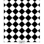 Tile Black and White Diamond Wallpaper (267 x 413 mm, Tile 6mm)