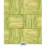 Wallpaper Grasscloth Parquet Tile - Green (267 X 413mm)