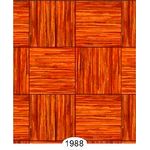 Wallpaper Grasscloth Parquet Tile - Brown (267 X 413mm)