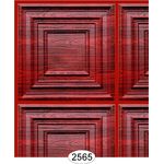 Square Panel Paper Rosewood Wallpaper (267 X 413mm, Tile: 38mm Square)