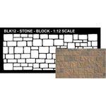 1:24 Scale Stencil Stone Block (280 x 120mm)