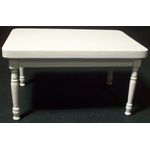Dining Table Rectangle White (121W x 80D x 70Hmm)