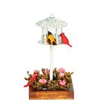 Hummingbird Feeder with Bird (1-1/2“H x 5/8”Dia. x1“L)