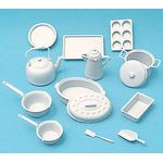 Kit Cookware White 14 Pieces