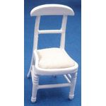 1:24 White Dining Chair (22 x 20 x 45Hmm)