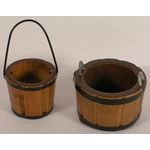 Wooden Buckets x 2