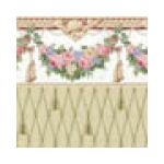 Wallpaper Pink Roses and Tassels (267 X 413mm)