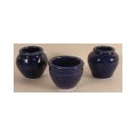 Pots Blue (Price Each) (22mmH x 22mm Diam)