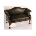 Brown Leather Couch (120W x 60D x 80hmm)
