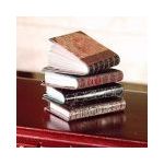 'Leather-bound' Books 4 Pieces (15mmW 3mmD 20mmH)