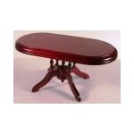 Dining Table Oval Brown (140L x 76W x 65Hmm)