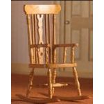 Country Pine Fiddle Back Rocking Chair (50Wx75Dx102Hmm)