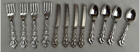 Cutlery Silver Set for 4 (Approx 20mmL)