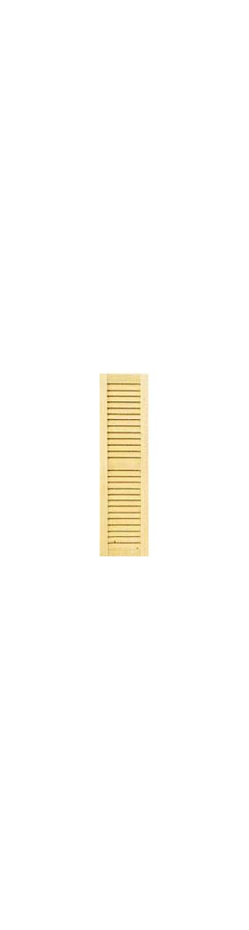 Louvered Shutter, 1 pair/pkg (1 1/4"W x 4 11/16"H)
