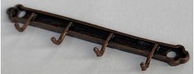 Rack with Hooks Bronze (50mm Long)