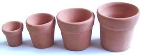 Pots Terracotta Set 4