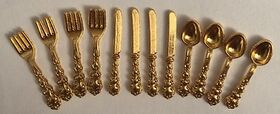 Cutlery Gold Set for 4 (Approx 20mmL)