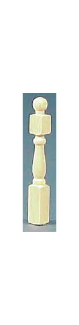1:24 Scale Spindles Newel Posts 6Pc  (1 3/4" x 1/4")