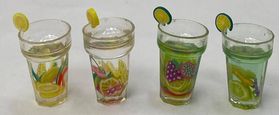 Glass of Fruity Drink (18mmH) (Price Each)