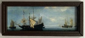 Picture Boats with Blue Shades (28 x 68mm)