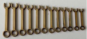 Spanner Set Kit Laser Cut