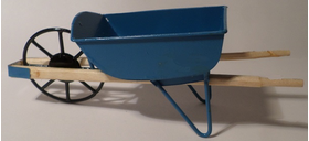 Wheelbarrow Blue (125L x 45W x 52Hmm)