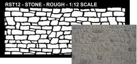 Stencil Rough Stone (280mm x 120mm )