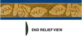 Embossed Trim: Desert Rose (11/16H",  23 1/2" L)