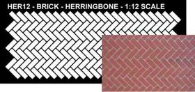 1:24 Scale Stencil Herringbone