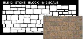 1:48 Stencil Stone Block