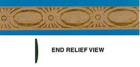 Embossed Trim: Starburst (11/16H",  23 1/2" L)