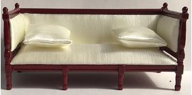 Sofa with White Fabric (150Wx70Hx62Dmm)