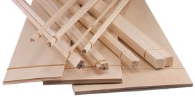 Basswood Stripwood 3/64" x 1/8" x 24"