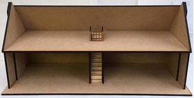 1:24 Farmhouse Kit with Verandah and Dormers (490W x 195D x 235Hmm)