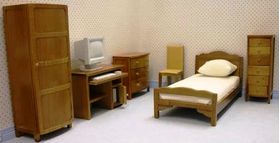 Modern Single Bedroom Teak