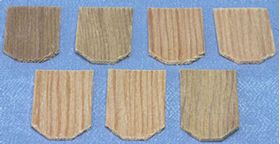 Cedar Shingles Hexagonal 140Pk = 0.75SF