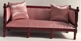 Sofa with Pink Fabric (150Wx70Hx62Dmm)