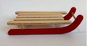 Sled Wooden (90L x 30W x 27Hmm)