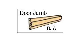 Door Jamb (1/2" x 24"L)
