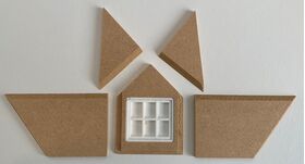 1:24 Dormer Window Laser Cut Kit