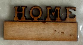 Home Word Art by Diminutive Details (Word: 24W x 6Hmm)