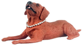 Dog Brown (1.5"H x 1.375"W x 3.875"D)