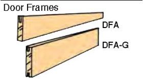 Door Frame (Double Slot) (3/4" x 24"L)