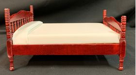 Double Bed Set Mahogany