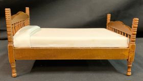 Double Bed Set Walnut