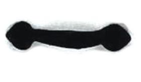 Pair of Black Door Handles (20mm long)