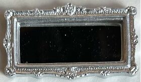Mirror Small Rectangle Silver (46 x 25mm)
