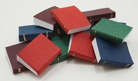 Set of Books 12pc (5/8" x 1/8" x 11/16")