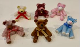 Teddy Bear Sitting (Price Each) (24 x 25 x 21mm)